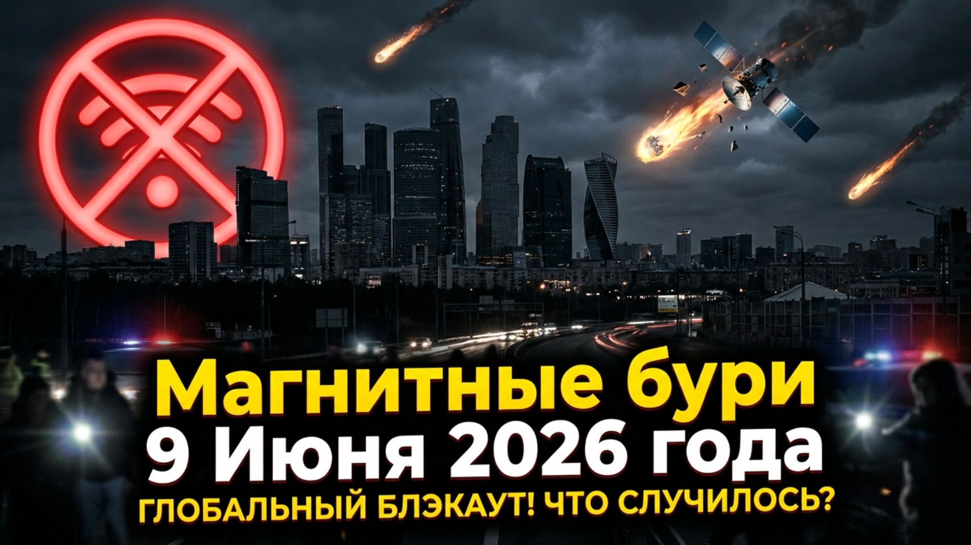 Магнитные бури 9 Июня 2026 года: Риск отключения интернета и блэкаута