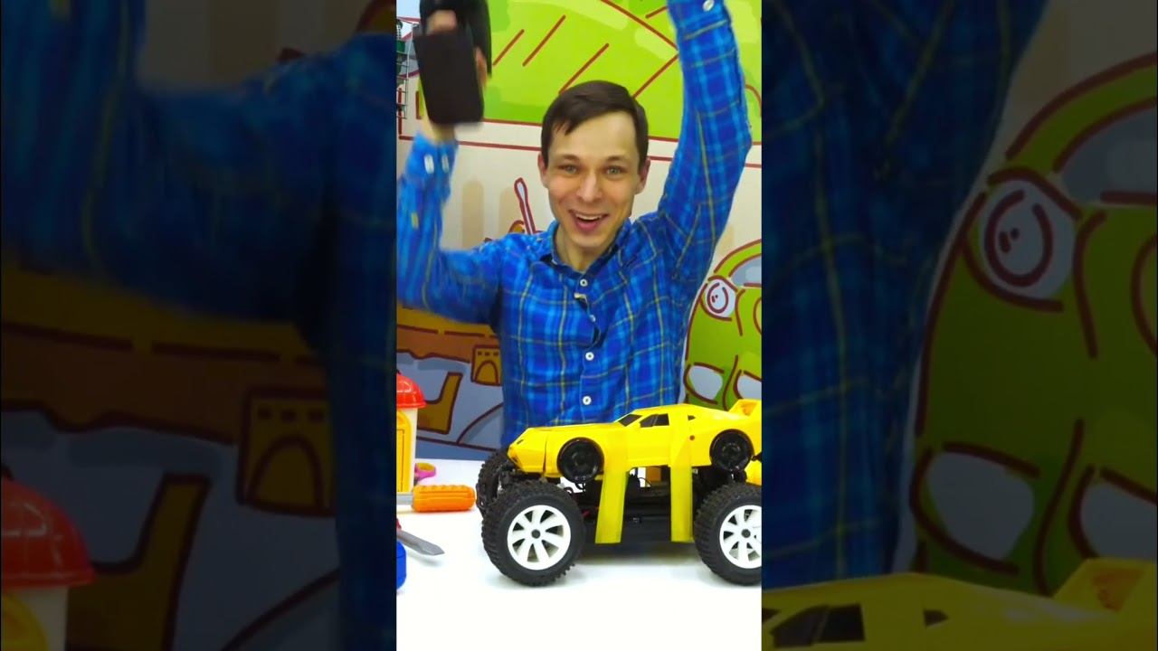 Трансформеры прокачали Бамблби! Новые мощные колеса 🚗 #длядетей #трансформеры #игрушки смотреть онлайн