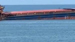 Последствия атаки БПЛА ВСУ в Азовском море на сухогруз CIRCON под флагом Палау !!!