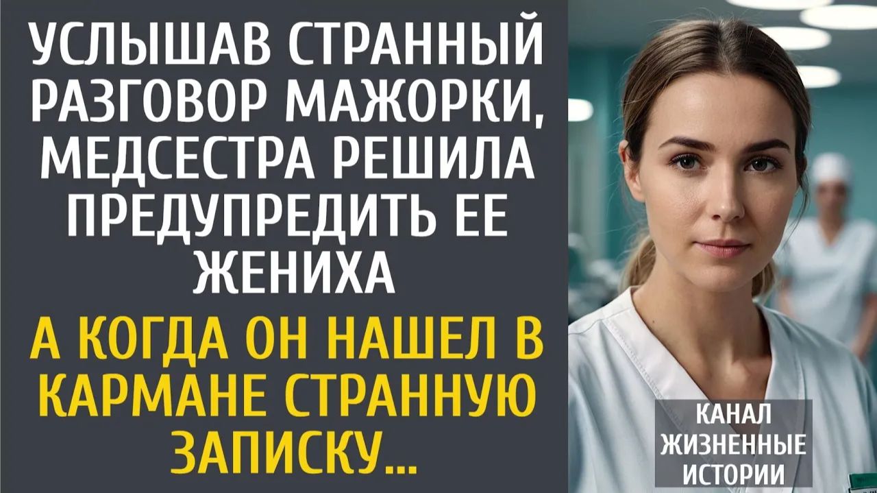 Истории из жизни: Услышав странный разговор мажорки, медсестра решила предупредить ее жениха… смотреть онлайн