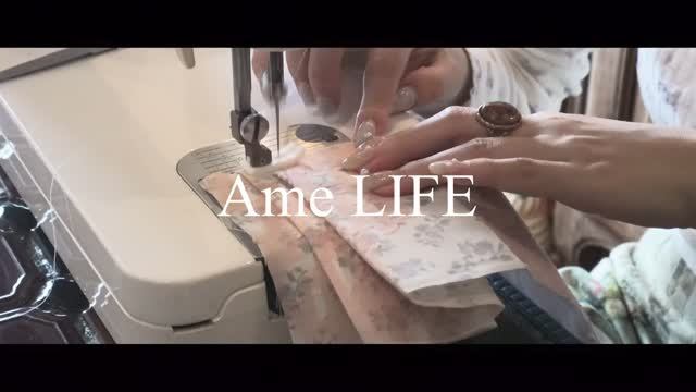 Ame LIFE видеоблог  Ремонт мастерской и пошив кошелька  Сэндвич с медведем и маслом 🧸