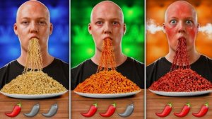 ОСТРАЯ vs ОСТРЕЕ vs САМАЯ ОСТРАЯ ЛАПША БЫСТРОГО ПРИГОТОВЛЕНИЯ