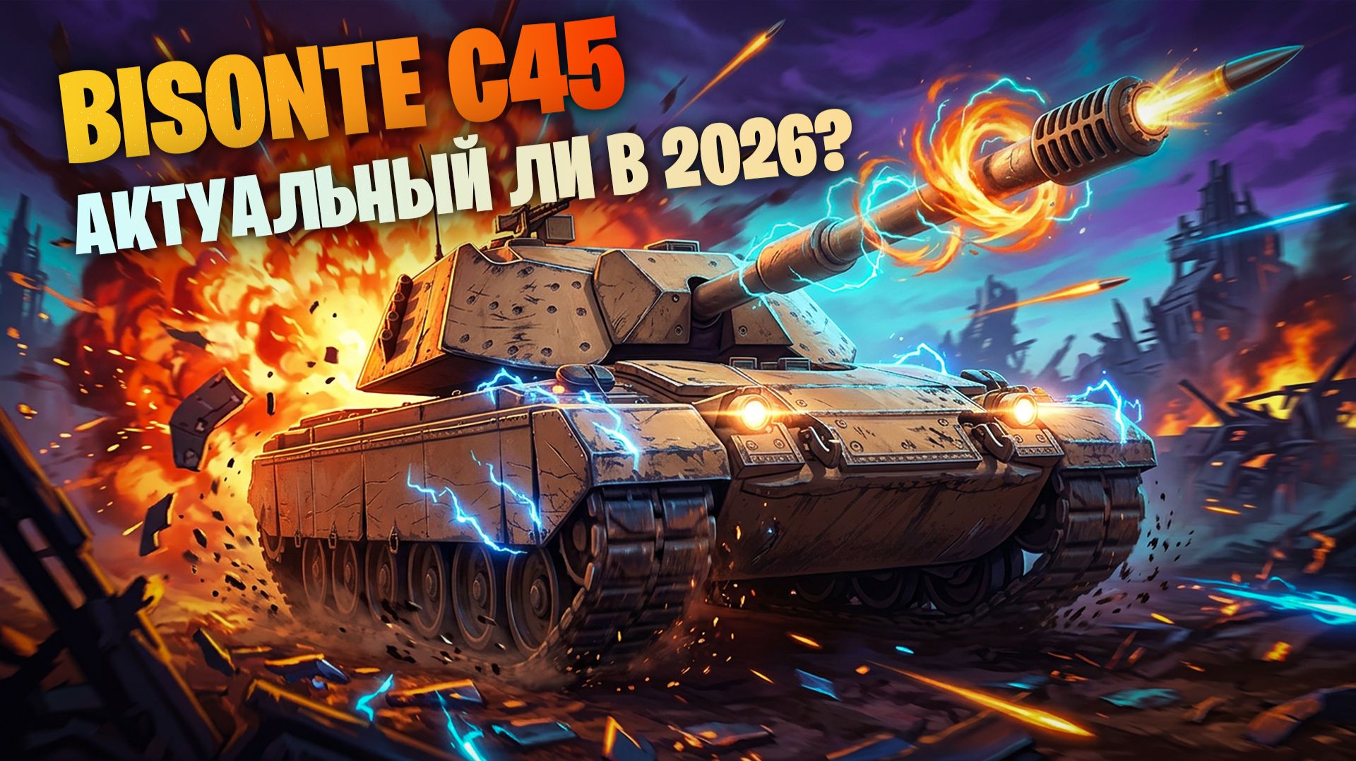 BISONTE C45 - АКТУАЛЬНЫЙ ЛИ В 2026 ГОДУ? ИТАЛЬЯНСКИЙ ПРЕМ ТТ 8 УРОВНЯ I МИР ТАНКОВ