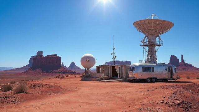 DEAD RADIO — Desert Research Outpost ｜ Relaxing Sci-Fi Ambient Music for Focus ｜ Day & Night ｜