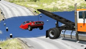 Машины против испытания глубокой водой #11 ▶️ BeamNG Drive