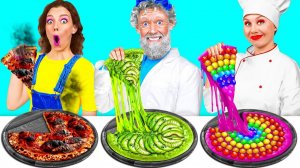 Кулинарный Челлендж# Я Против Дедушки # Фантастические Лайфхаки с Едой от Fun Teen