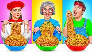 Кулинарный Челлендж# Я против Бабушки # Съедобная Битва от Funny DO Challenge