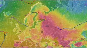 Движение воздушных масс воздуха над Европой и ЕТР за очень теплый май 2026 года