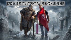 Как закрепить стойку для алмазного сверления