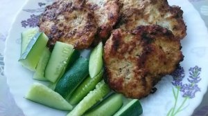 КУРИНЫЕ ОЛАДКИ С КАБАЧКОМ! ОЧЕНЬ ВКУСНО!