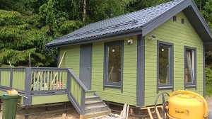 Баня из бруса 5*6. 5х6+ терраса веранда патио.