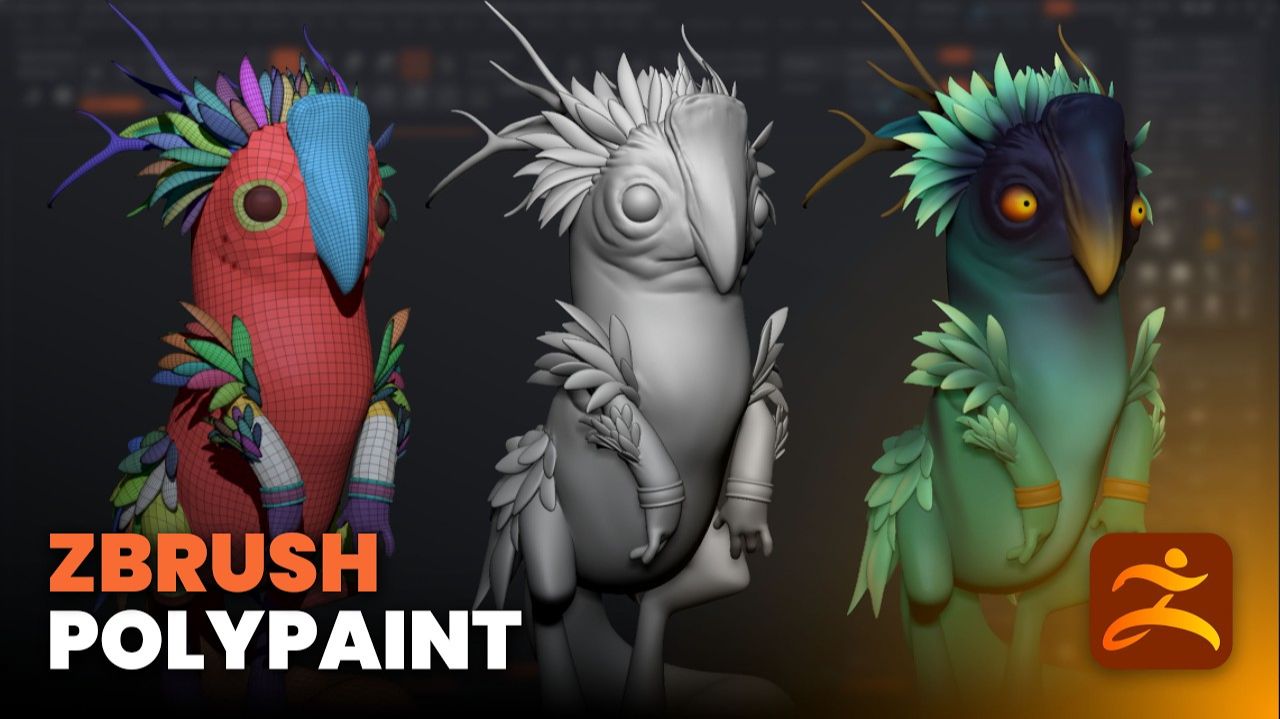 Стоит ли использовать PolyPaint в ZBrush? Секреты сочного стилизованного текстурирования!