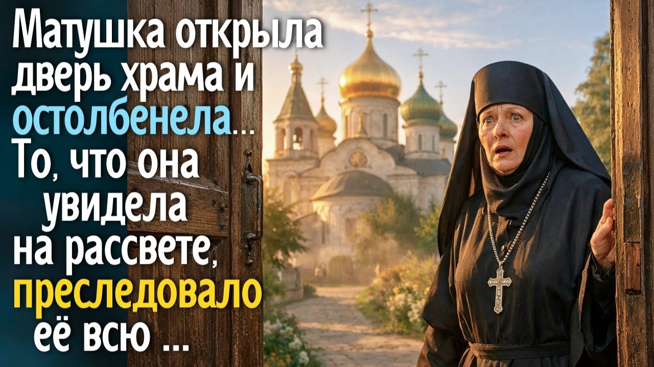 Монашка открыла дверь храма и остолбенела! То, что она увидела на рассвете, преследовало её всю ... смотреть онлайн
