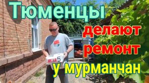 Печем пирог с мойвой. Тюменцы у мурманчан на юге, делают ремонт.