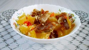 Свинина с картошкой и майонезом