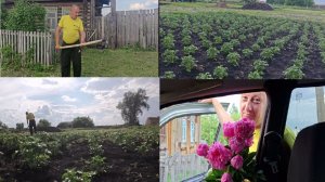 НАШ ВЕЧЕР В ДЕРЕВНЕ..ПОЛЕМ КАРТОШКУ/ХОРОШО В ДЕРЕВНЕ ЛЕТОМ..