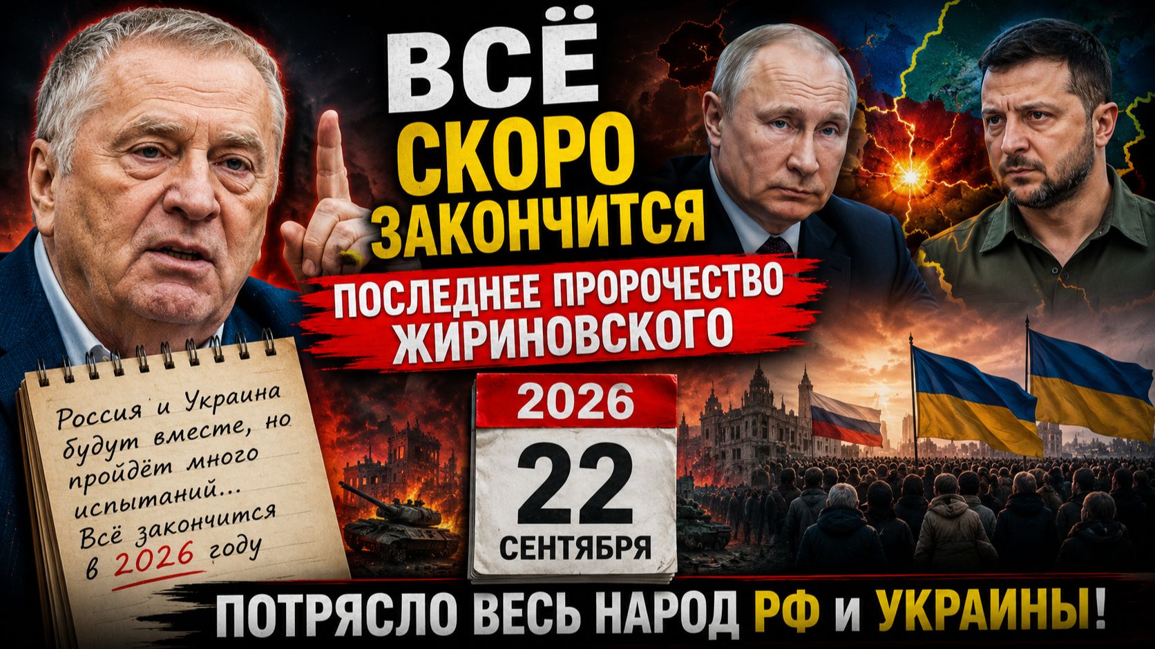 🔥 ВСЁ СКОРО СВО ЗАКОНЧИТСЯ? ПОСЛЕДНЕЕ ПРОРОЧЕСТВО ЖИРИНОВСКОГО С ДАТОЙ ВНОВЬ ОБСУЖДАЮТ В СЕТИ смотреть онлайн