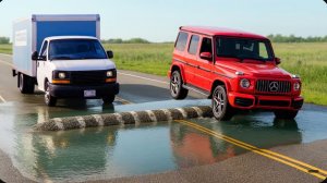 Машины против испытания глубокой водой #4 в BeamNG Drive!