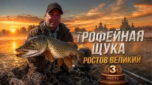 Соревнования по хищнику Ростов великий озеро.Неро (Дикая Рыбалка) заняли 3 место