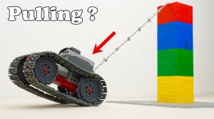 Тестирование автомобиля LEGO, сносящего большую кирпичную башню #Умное Лего
