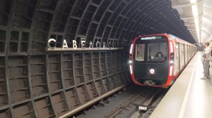 Метро Москвы красивая станция Савеловская Большая кольцевая линия метрополитен Москва