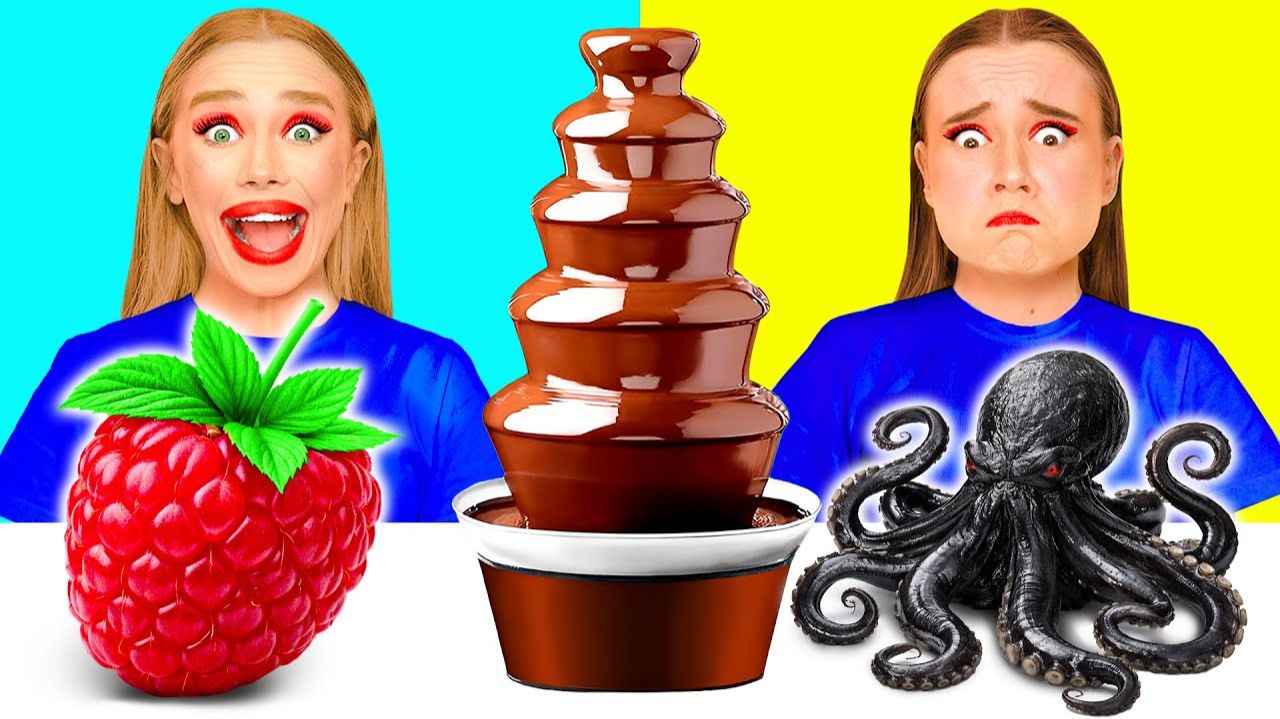 Шоколадный Фонтан Челлендж # Забавные Кухонные Лайфхаки от Fun Challenge смотреть онлайн