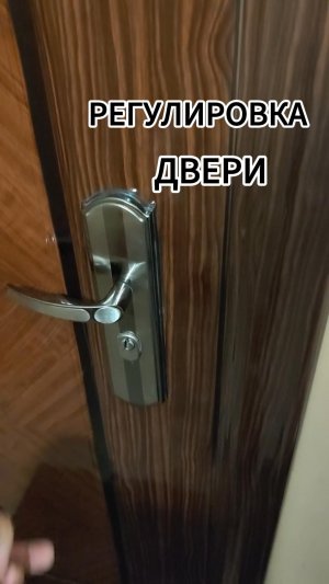 Быстрая регулировка двери своими руками #ремонт #лайфхак
