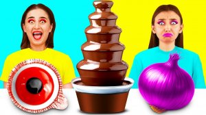 Шоколадный Фонтан Челлендж # Фантастические Лайфхаки с Едой c Fun Teen