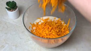 Просто натрите Тыкву и добавьте 2 яйца Так вкусно что я готовлю всю осень и зиму
