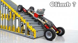 Испытание 3 Транспортные средства LEGO против массивных лестничных препятствий #Умное Лего