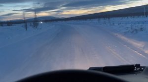 Зимние дороги Чукотки в тундре!!! Первая часть видео