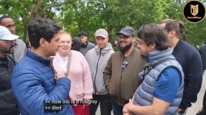 Парень делает паузу после этого вопроса...  Хашим  Мансур  Уголок ораторов