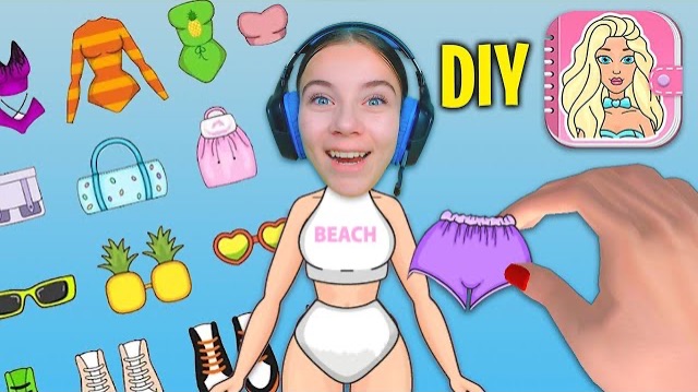 СОЗДАЮ БУМАЖНЫЕ КУКЛЫ! DIY Paper Doll смотреть онлайн