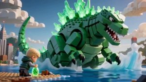 Мультик по моему фото LEGO GODZILLA