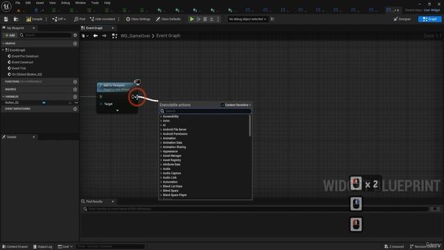 35 - Lesson 34 Designing the Game Over Widget in Unreal Engine 5 Blueprint смотреть онлайн