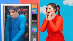 Красная еда vs Синяя еда Челлендж # Секретные Лайфхаки и Гаджеты с Multi DO Challenge
