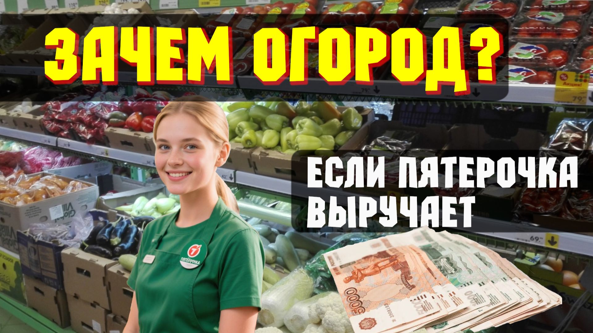 Сажаем огород назло пятерочке