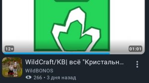 WildCraft/КВ| сори я опять это видео пошел изменять так что не удивляйтесь...