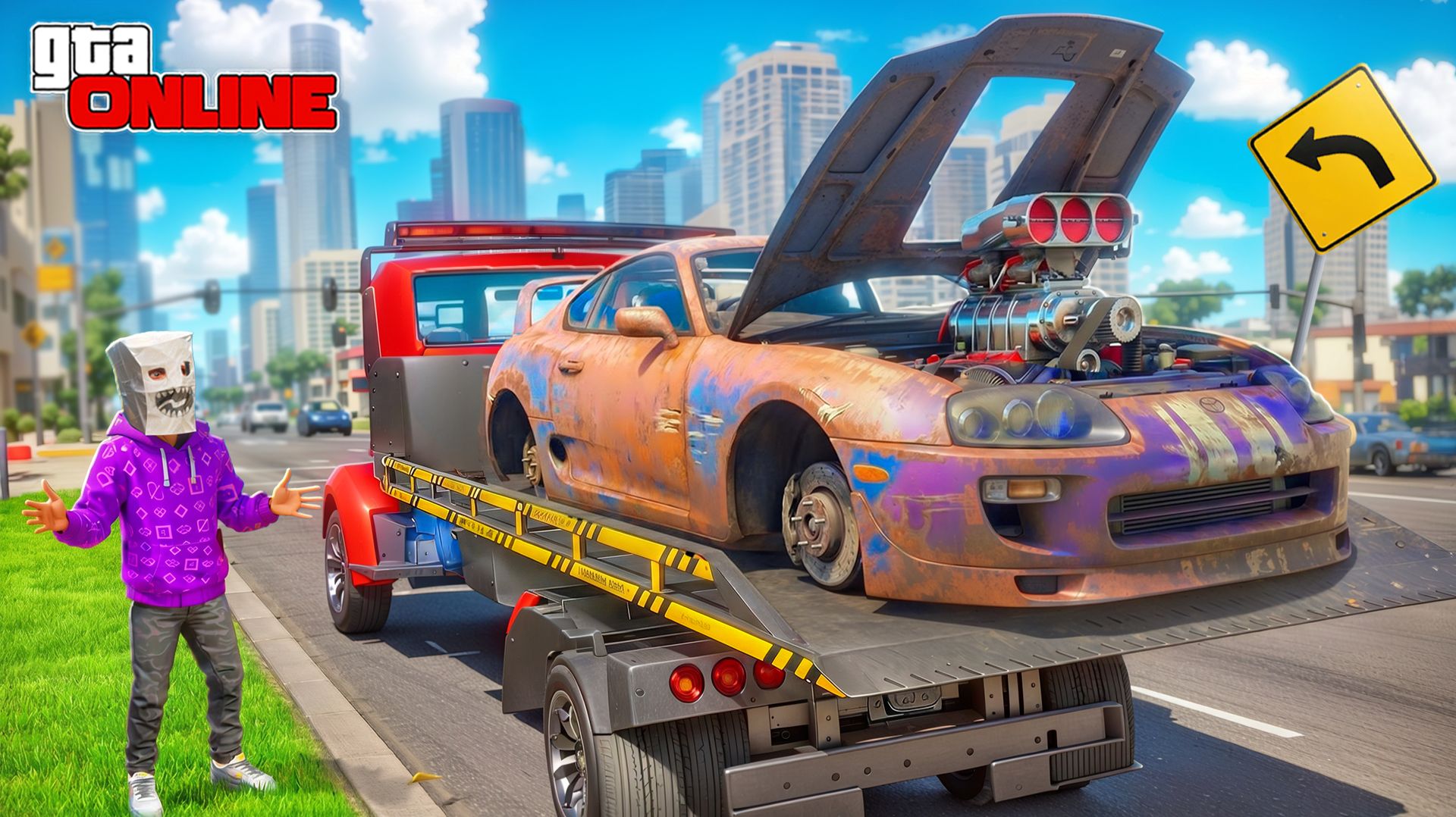 УГНАЛ РЖАВЫЕ СУПЕРКАРЫ СО СВАЛКИ В GTA 5! БИТВА ЭВАКУАТОРОВ В ГТА 5 ОНЛАЙН | НАШЕЛ 3 ТАЧКИ смотреть онлайн