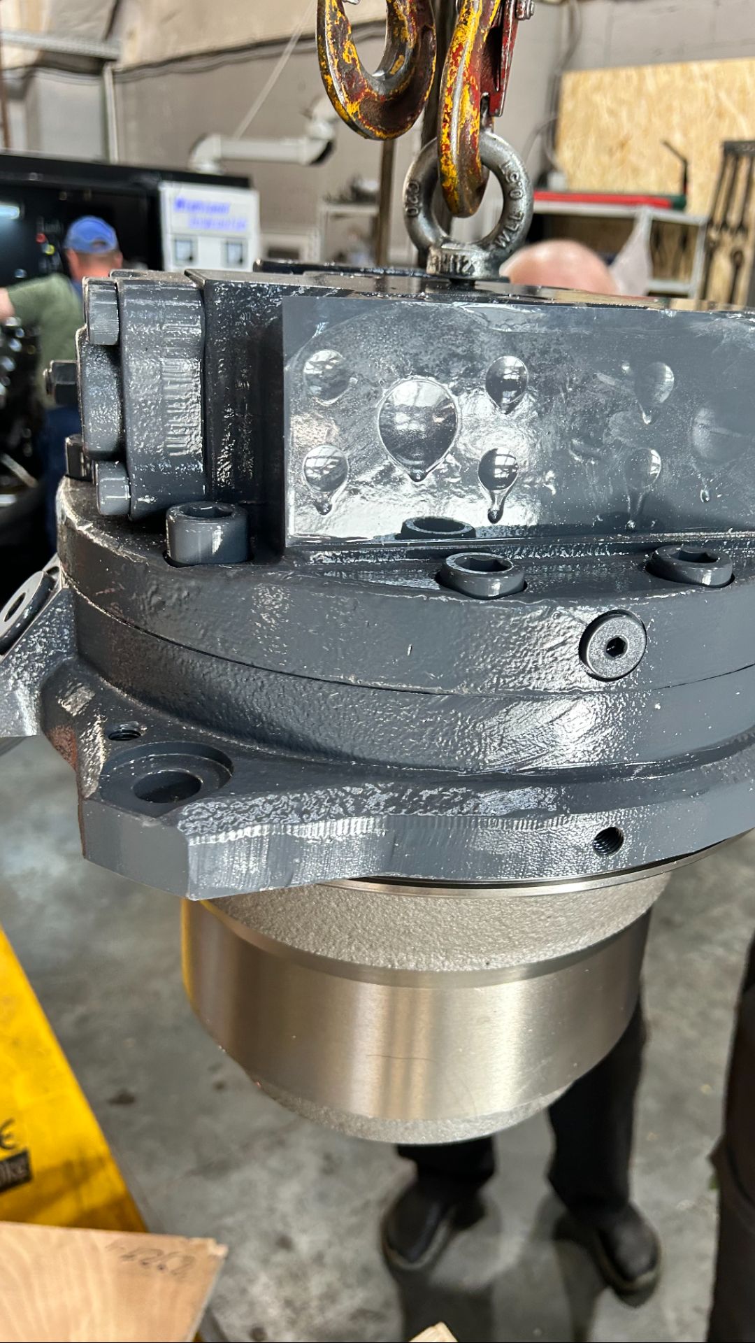 Проверка нового гидромотора хода для KOMATSU PC1250