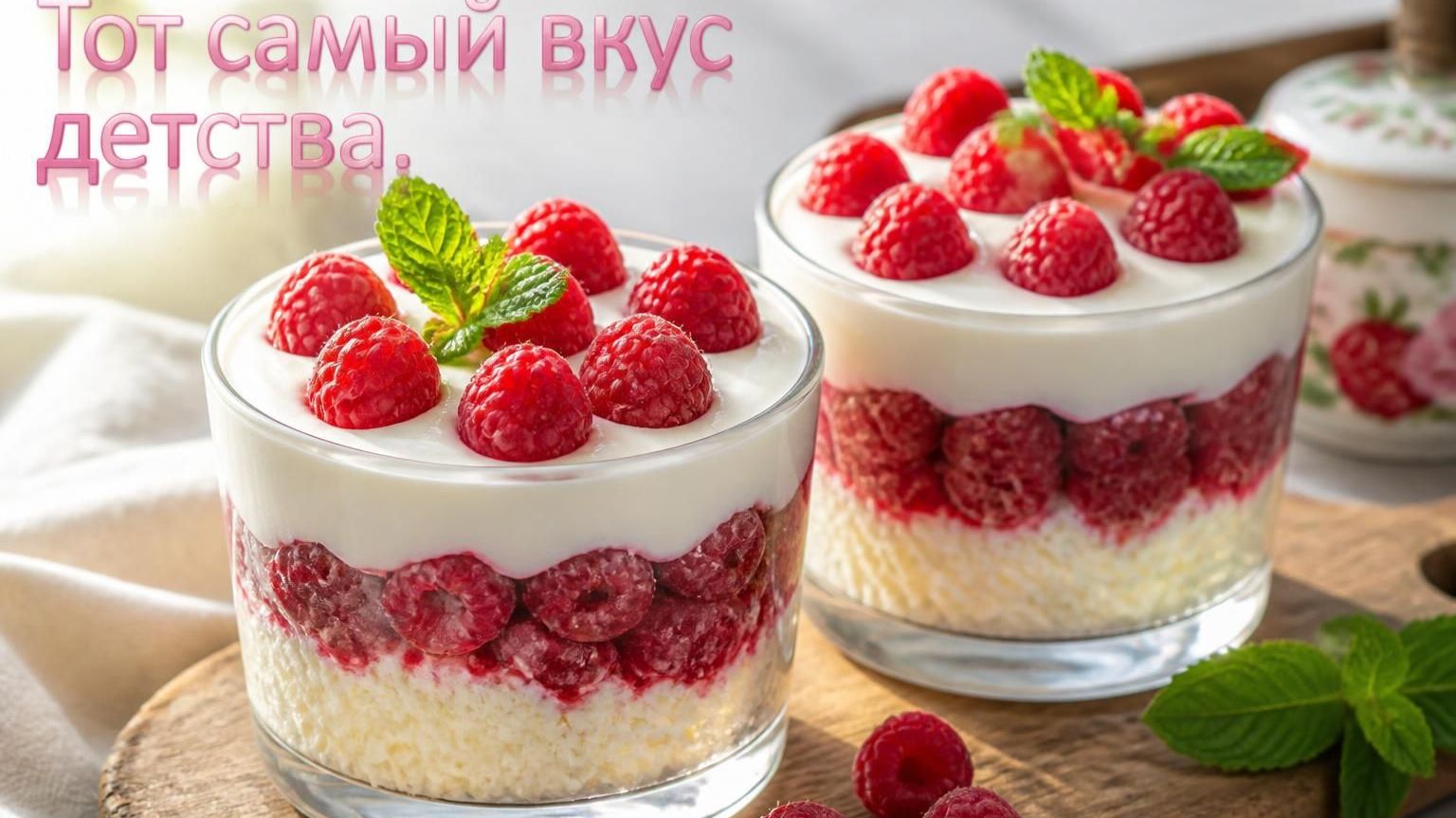 Вау-десерт за 5 минут! 🍓 Тот самый вкус детства, который тает во рту!