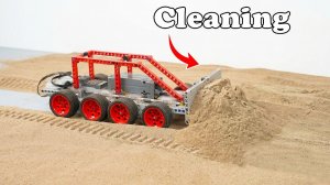 Может ли машина LEGO Technic очистить ВЕСЬ песок##Умное Лего