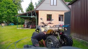 Предыстория разборки квадроцикла