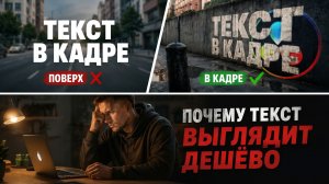 091 Вписываем текст в кадр. Всё о титрах за 10 минут
