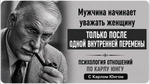 Мужчина начинает уважать женщину только после одной внутренней перемены ｜ Карл Юнг