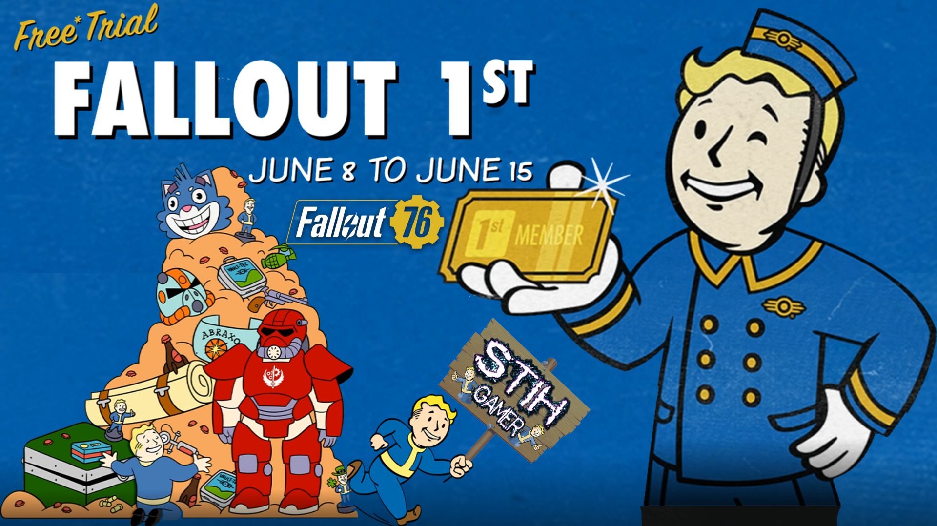Fallout 1ST БЕСПЛАТНО на Неделю для ВСЕХ как Активировать ➤Ставить Палатку➤Советы по Добыче Ресурсов смотреть онлайн