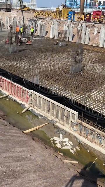 Бетонирование фундаментной плиты👷♂️