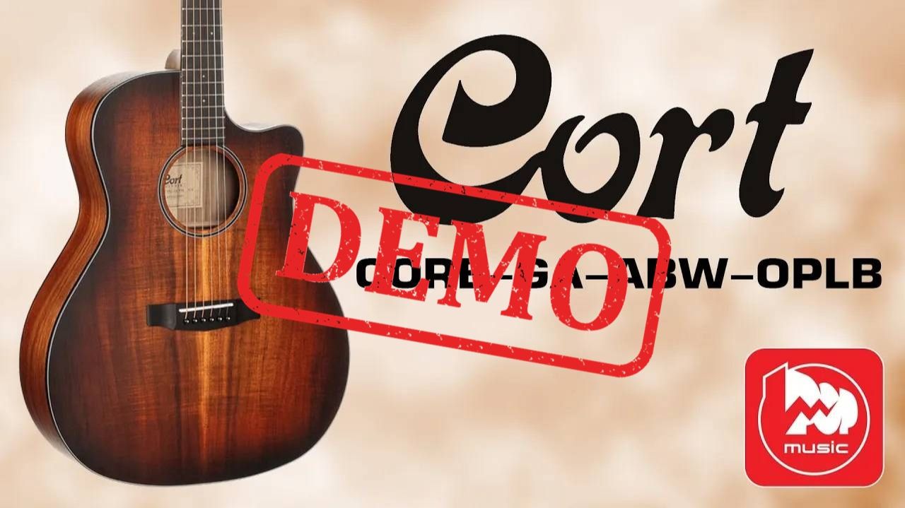 Как звучит электроакустика Cort Core-GA-ABW-OPLB