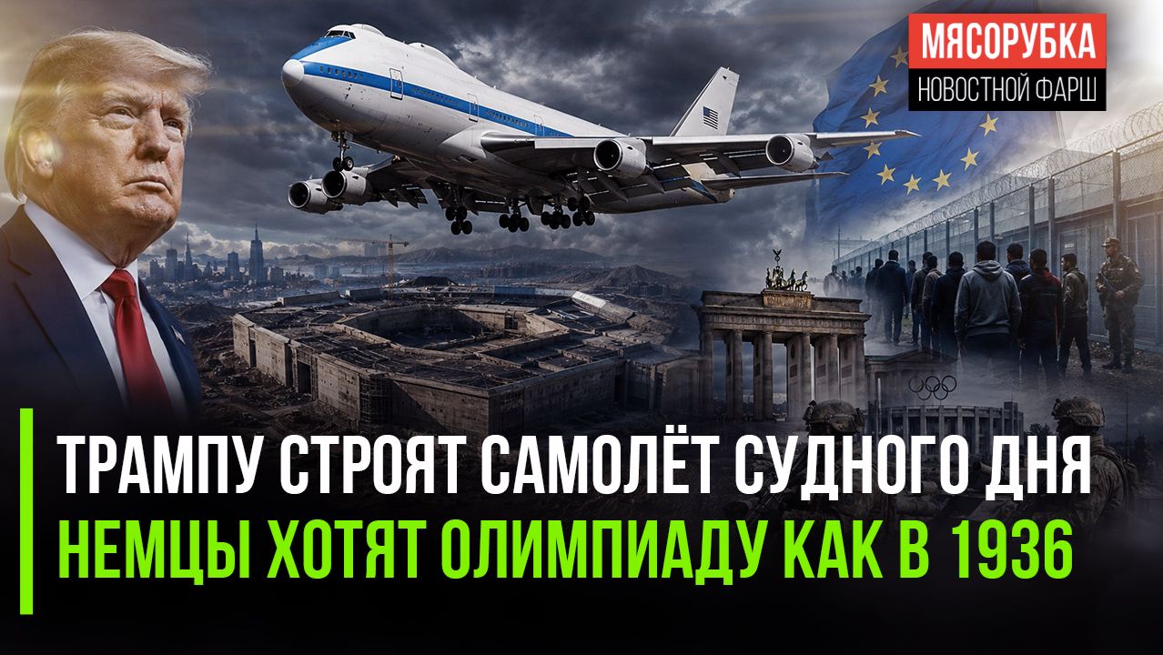 Президент США получит самолёт для «конца света» || ФРГ хочет повторить успех Гитлера смотреть онлайн