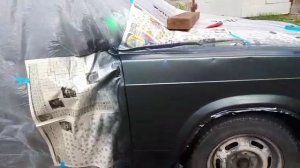 покраска крыла с баллончика
